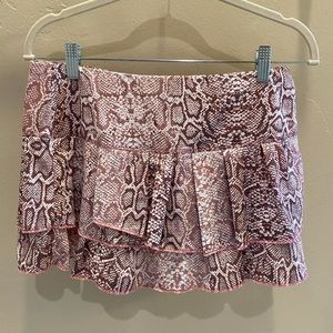 Lucky in Love Pink Snake Print Tank Top